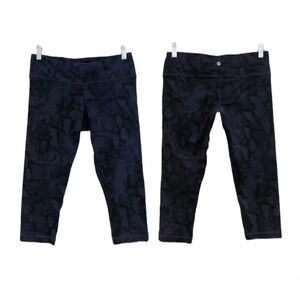 Vimmia Snake Animal Print Athletic Athleisure Compression Cropped Leggings M